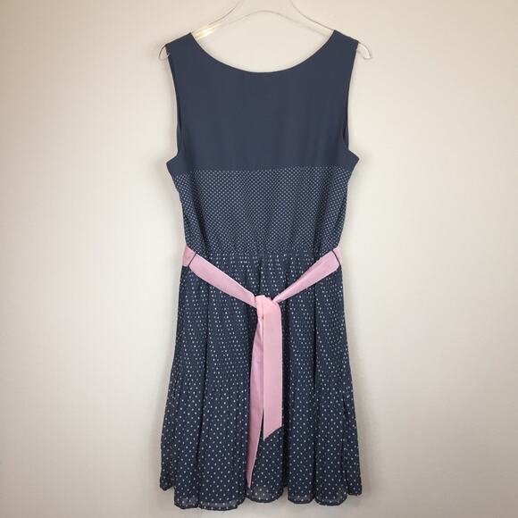 Gap | Polka Dot Pleated Dress | Sz Large - Picture 2 of 6